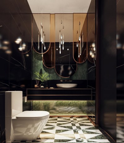 现代卫生间3D模型下载